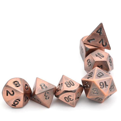 Bronzebeard's Treasure Metal Dice Set 7 Piece