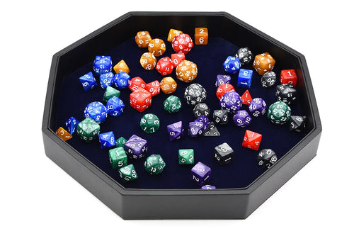 White Swirl Polyhedral Dice Set | 10 piece