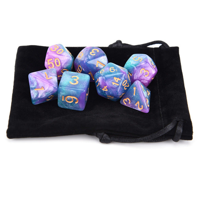 Kraken's Signature Green 14pc Dice Set Inked In Pink – Kraken Dice - Foto 10