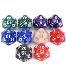 Load image into Gallery viewer, Assorted D20 Dice Bundle | 10 piece